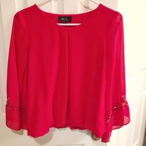 Women’s red BCX blouse